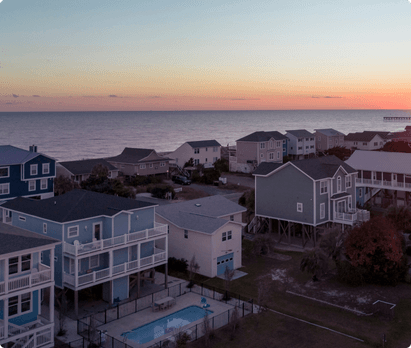 beachfront townhouses