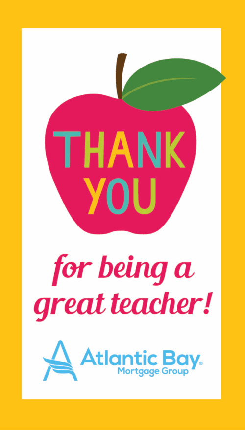 Thank you for being a great teacher
